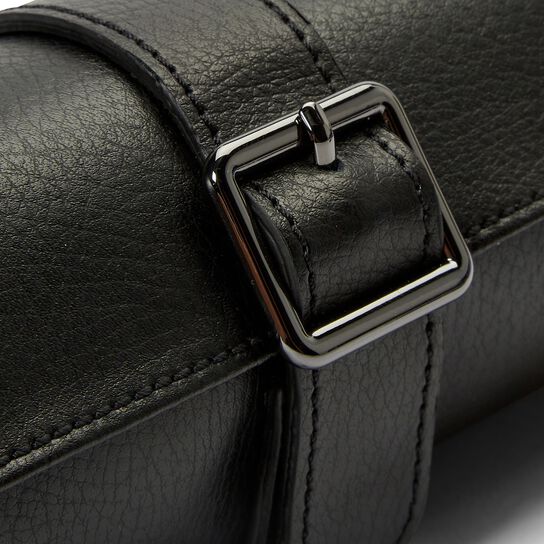 WOLF British Racing Black 3 Piece Watch Roll Closure image number 6